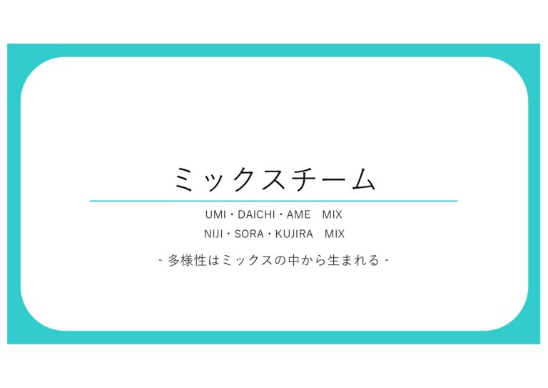ミックスチーム２０２５