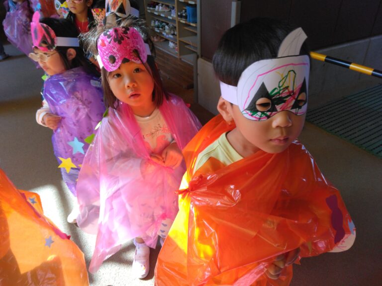 3歳児 にじ・かぜチーム「ハロウィンに向けて」