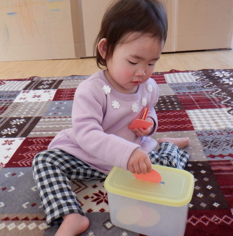 集中して・・・ぽとん！