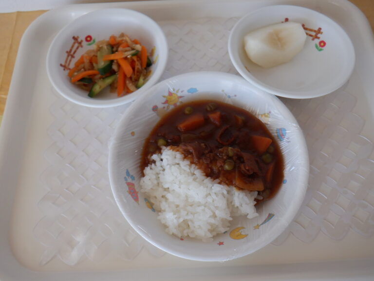 今日のメニューは…。