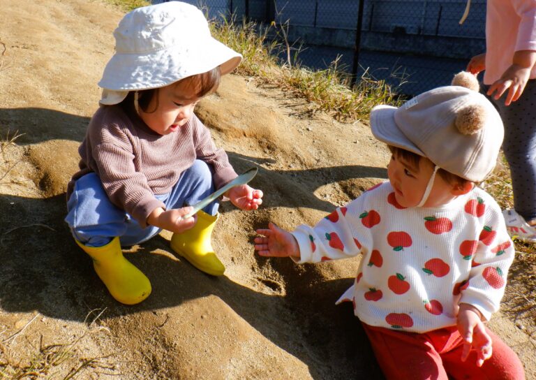 「はい、どうぞ！」