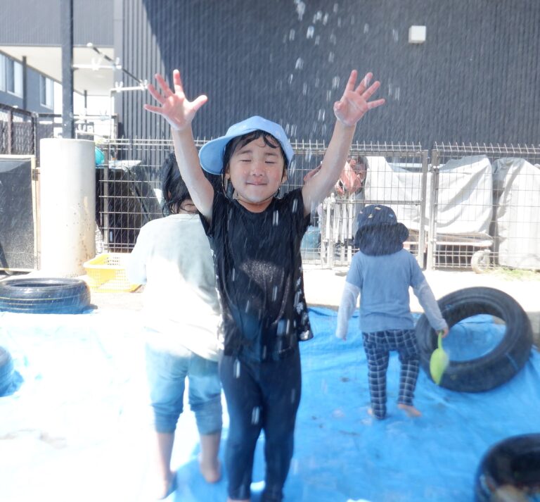 水遊びって楽しい！！
