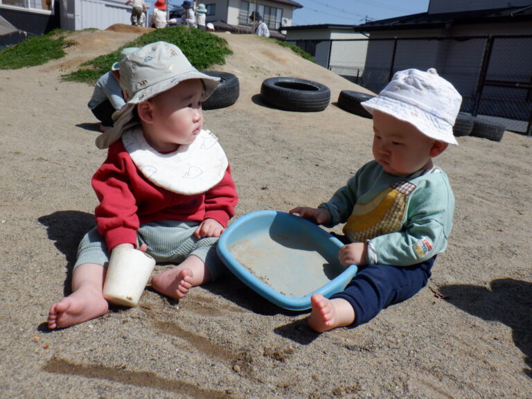 初めての外遊び！