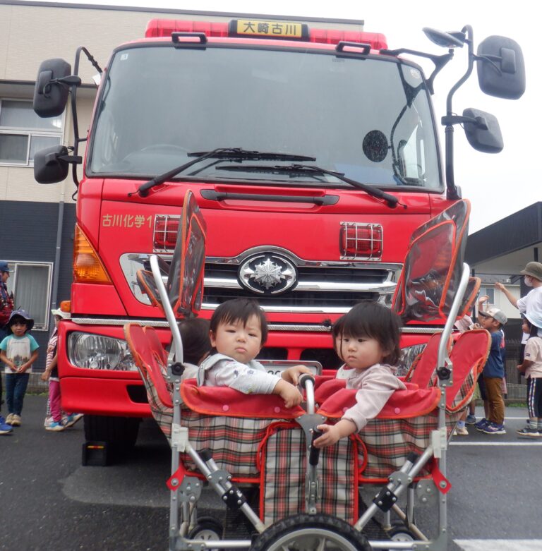 保育園にステキなお客様