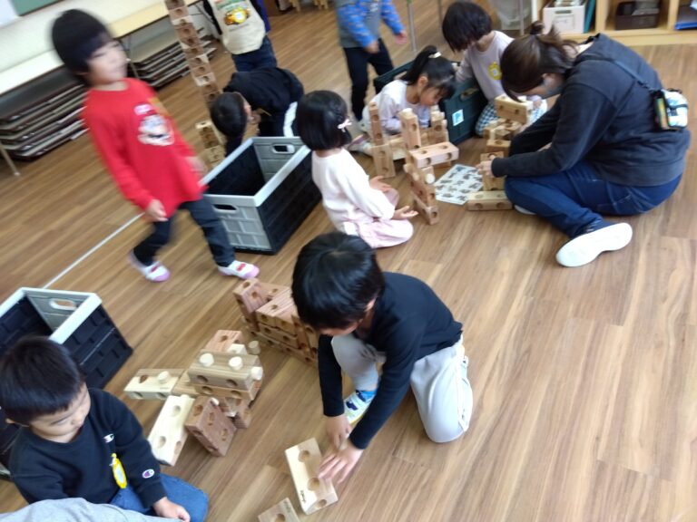 ズレンガにチャレンジ！【みかん組】