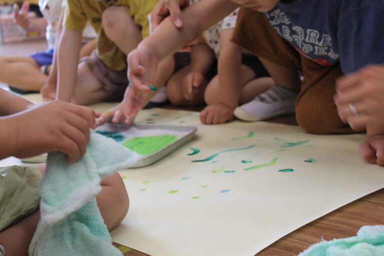 スタンプ遊びをしたよ♪（めろん組）