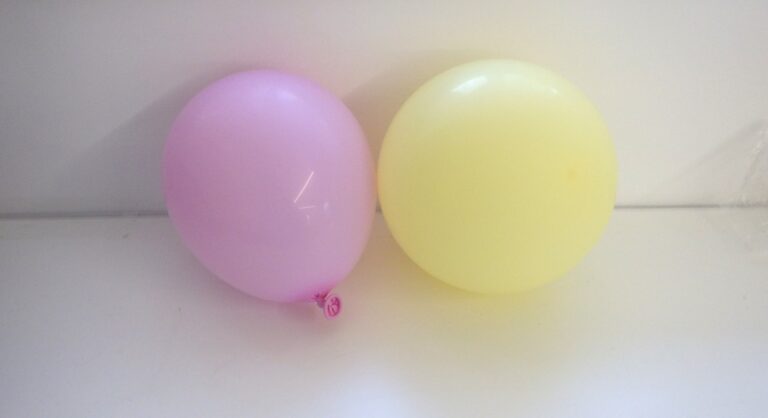 🎈風船を使って…