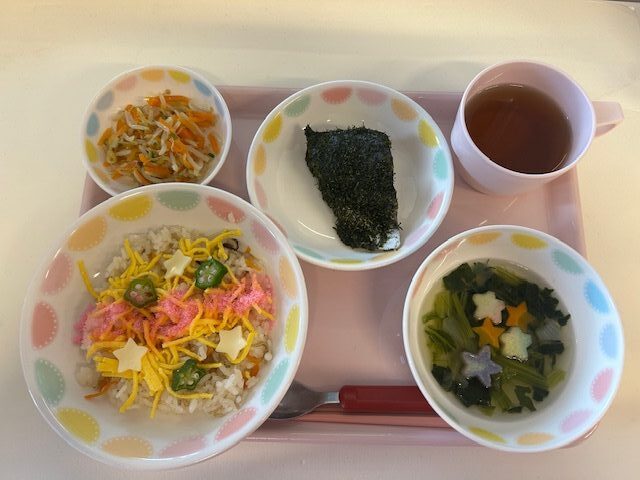 2025年7月7日（月）　七夕メニュー