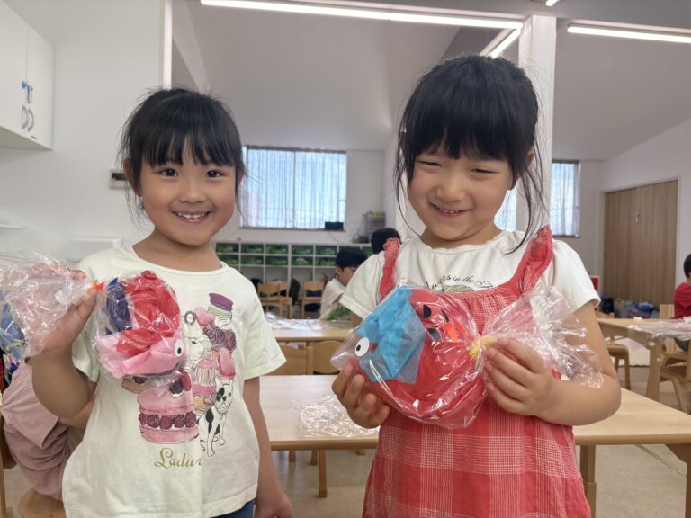 夏祭りごっこに向けて☆彡