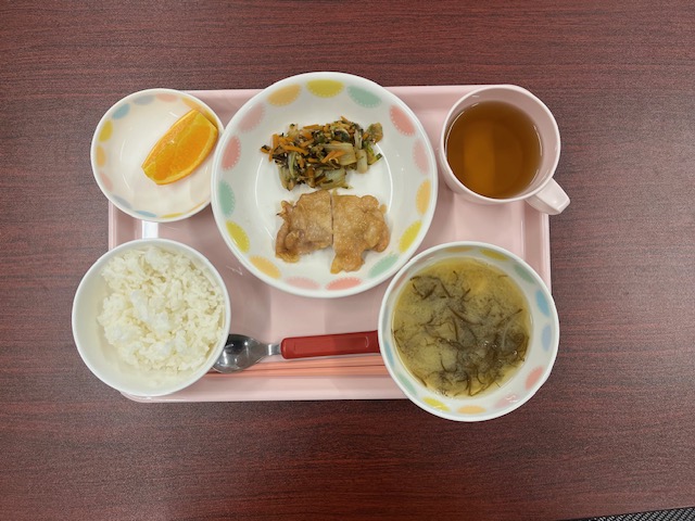 2026年8月31日（月）　　給食