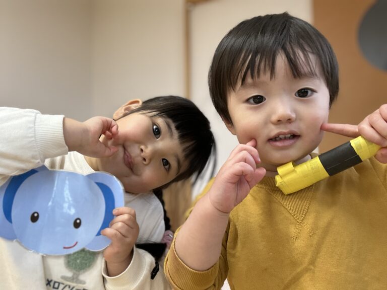 やってみよう！（うみ組　1歳児）