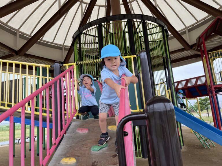 よこごし公園に、レッツゴー😁ゆき組（３歳児）