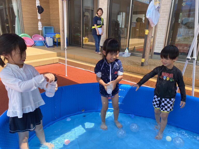 夏の楽しいこと盛りだくさん🌽🍉✨(そら・つき組　４・５歳児)