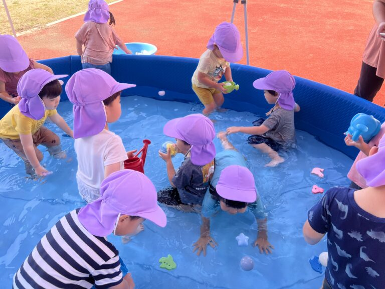 夏のおわり🍂　にじ組（２歳児）