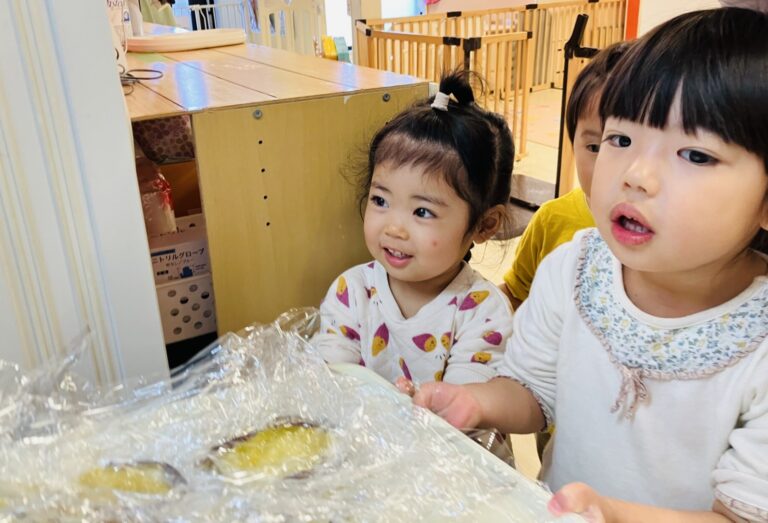 さつまいもでおやつ作り🍠😊