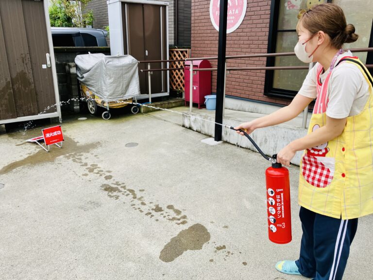 今月の消火訓練