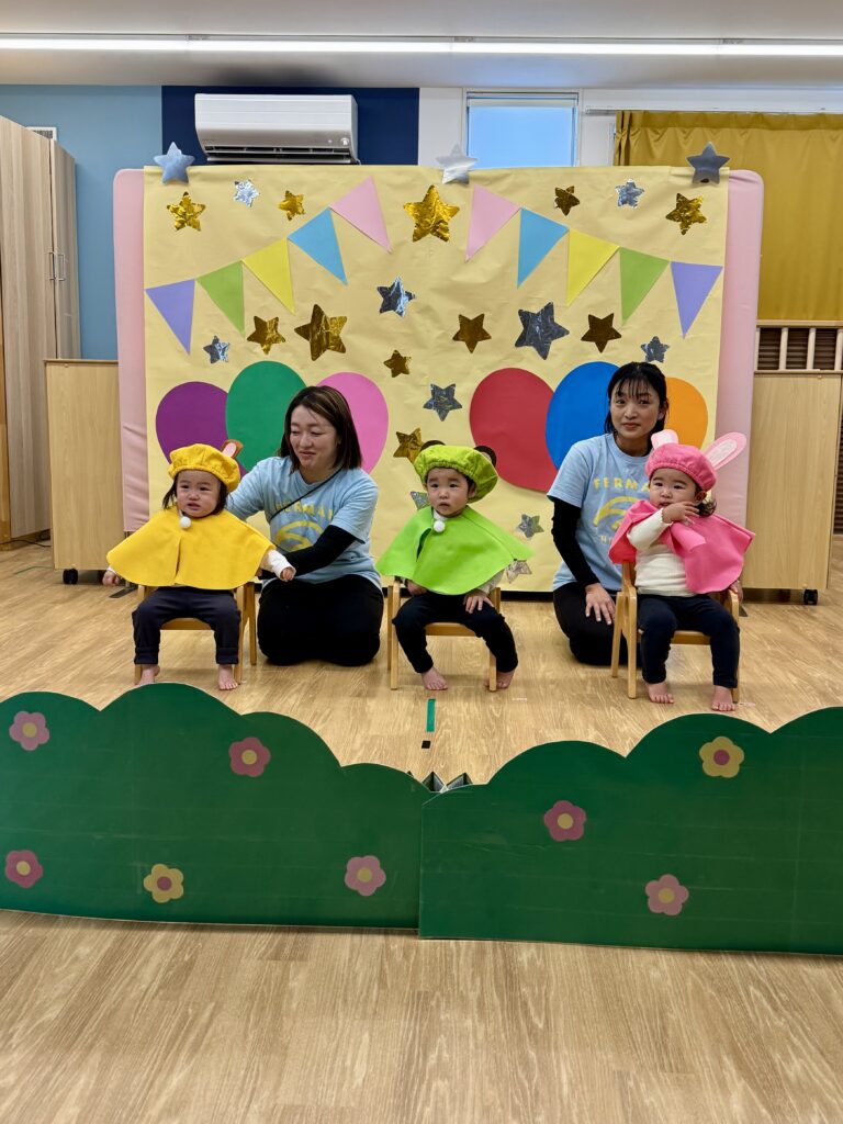 ドキドキの発表会、みんなよく頑張りました！