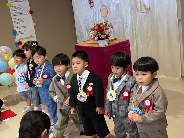 🌸第３回　卒園式🌸