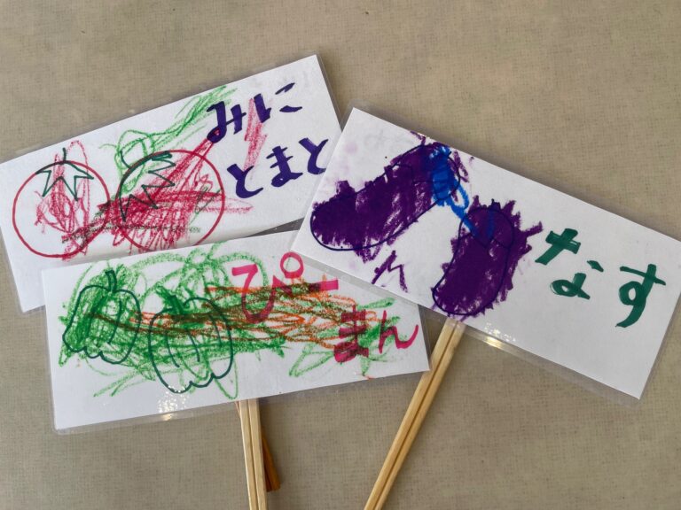 おおきくなりますように🍅🫑🍆