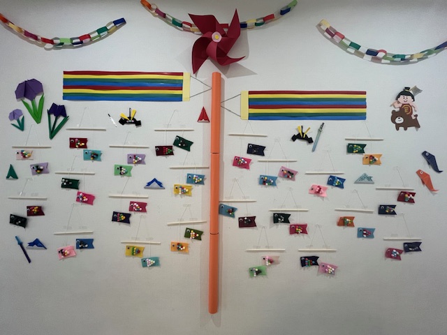 5月の壁面飾り🎏