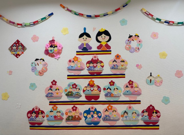 3月の壁面製作🎎