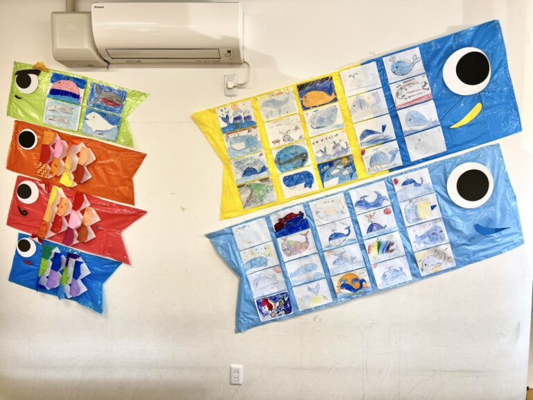 🐋くじらのぼり完成🎏