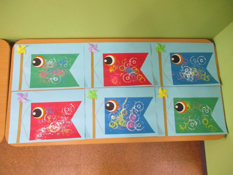 素敵なこいのぼりの完成✨(1歳児だいちチーム)