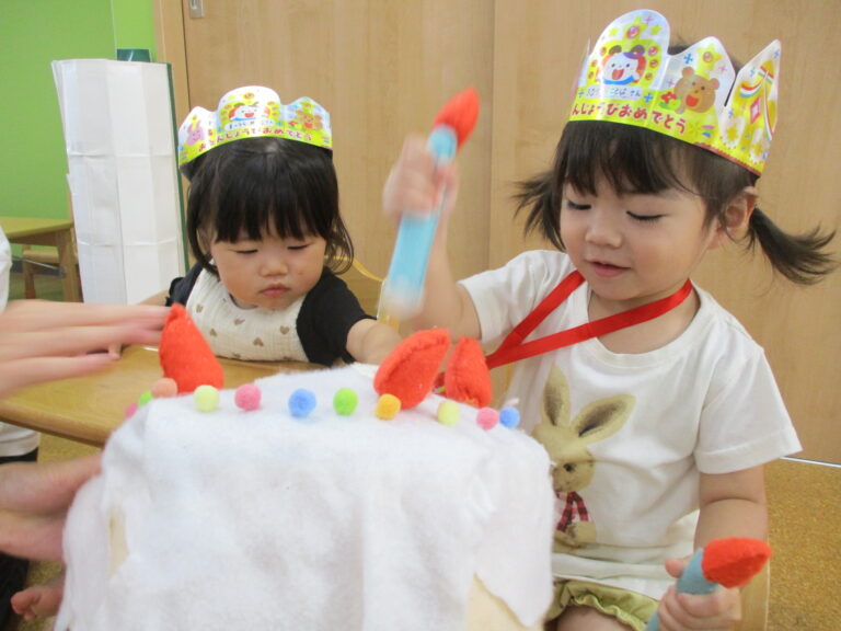 おめでとう💕7月の誕生日会(⌒∇⌒)(全チーム)