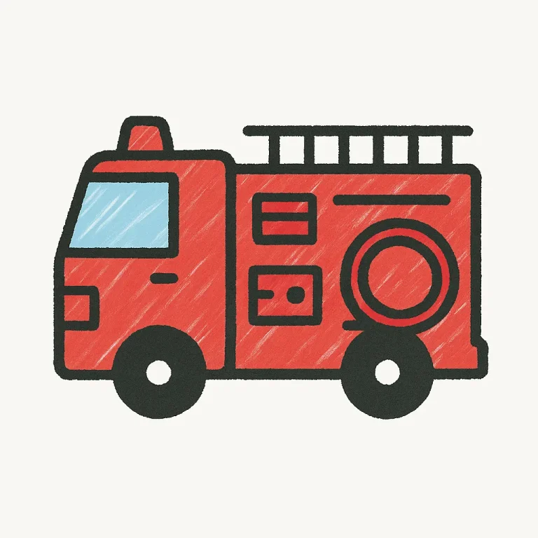 保育園に消防車がきたよ🚒✨(全チーム)