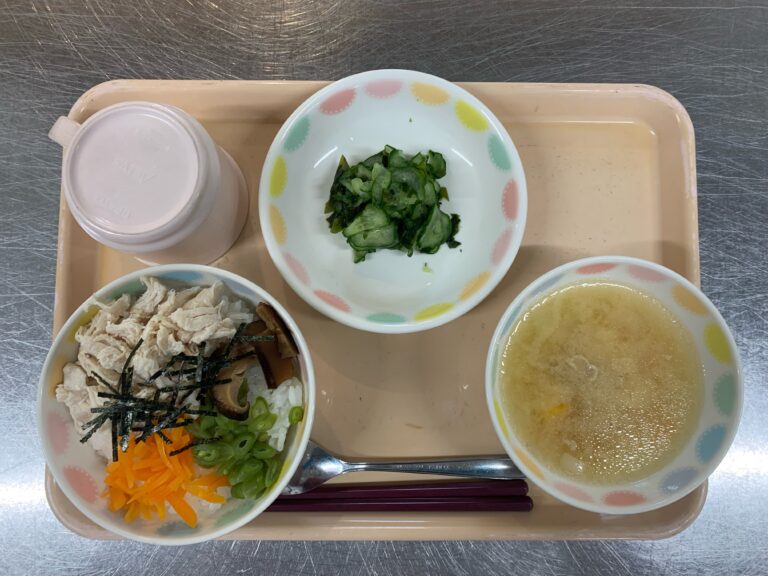４/19　今日の給食　【食育の日】