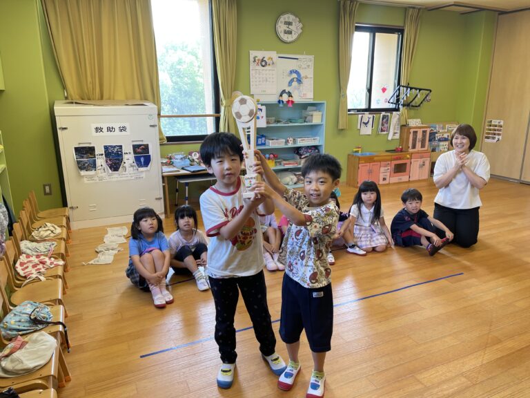 エンジョイボール⚽️トロフィーが来ました🏆