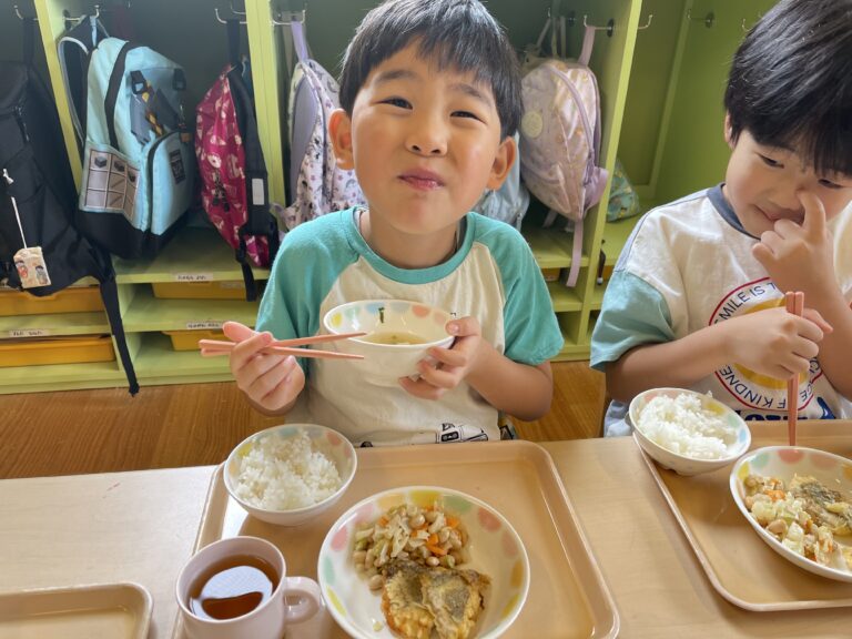 7/18　今日のおいしい顔【食育】