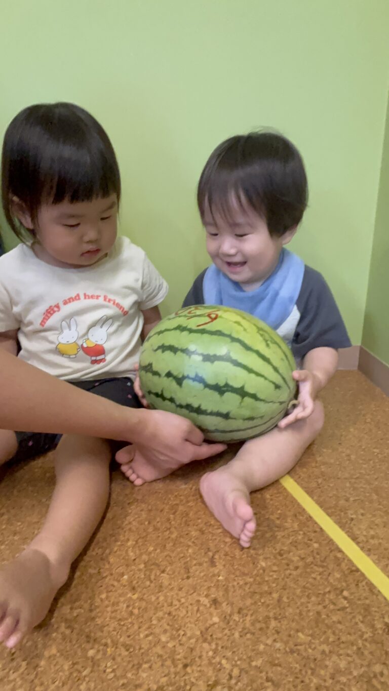 【だいち】夏の風物詩 すいか割りしました🍉