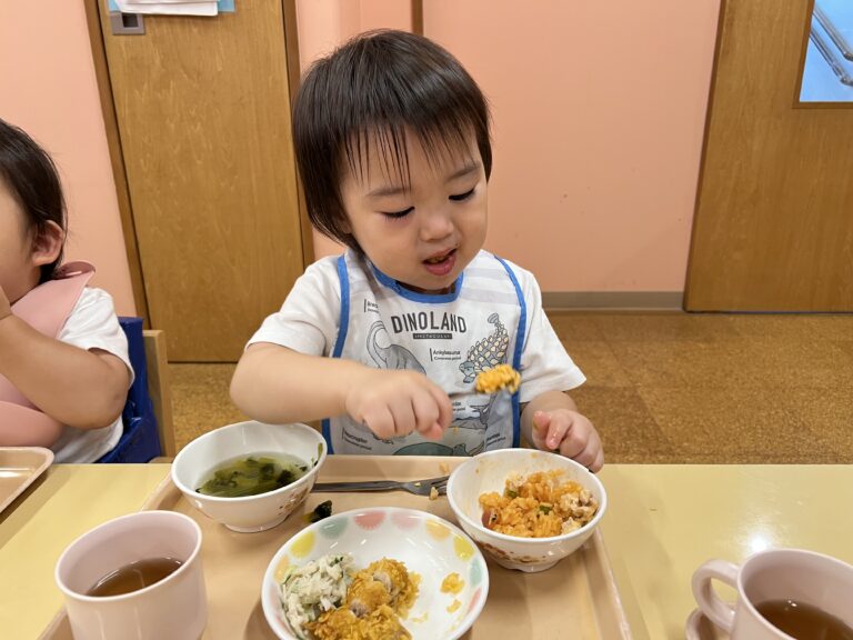 8/20 今日のおいしい顔【8月の誕生会🎂】