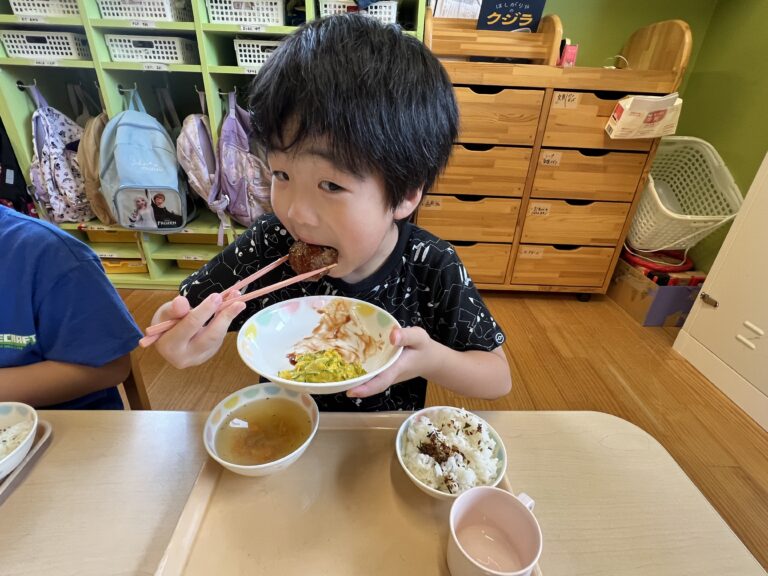 9/25　今日のおいしい顔【誕生会メニュー🎂】