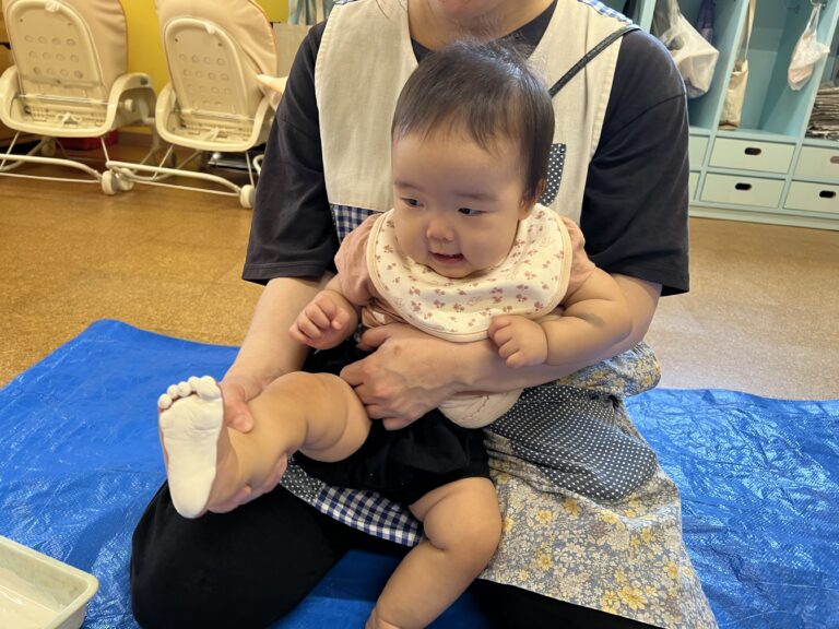 【うみ】足型アート🐰