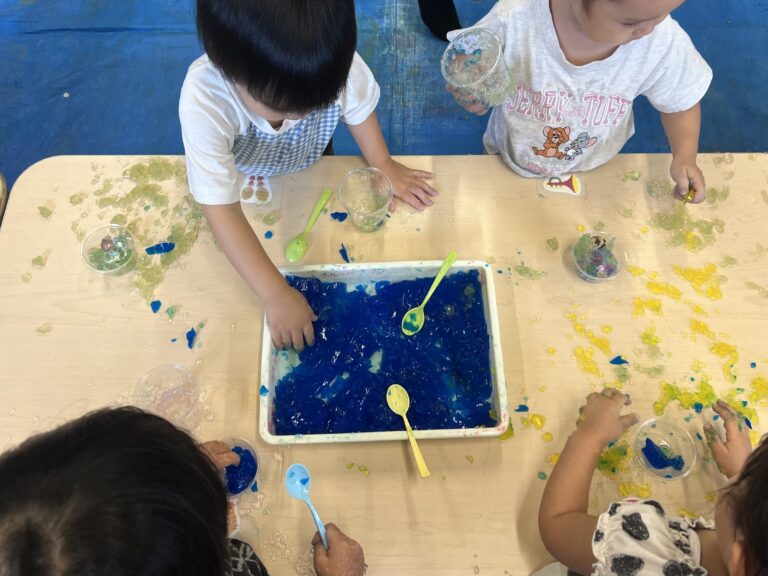 【あめ】寒天遊び