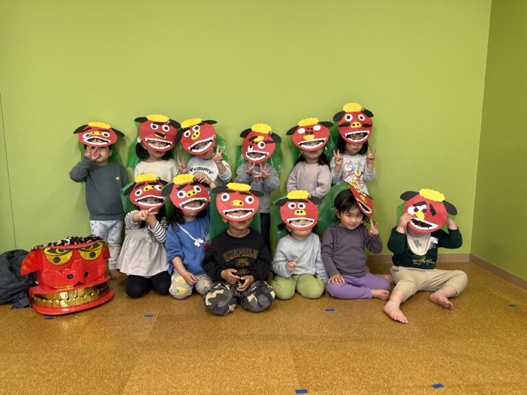 【あめ】獅子舞ごっこ遊び