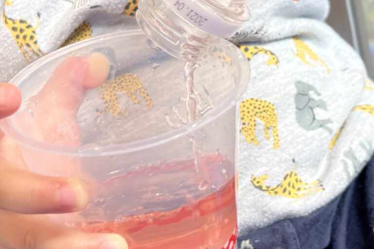 初めての色水あそびをしました🌟