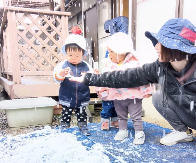 ゆ～きがふってきた♪