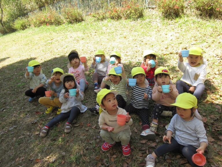 ２歳児 あめチーム、パワフルにスタート！