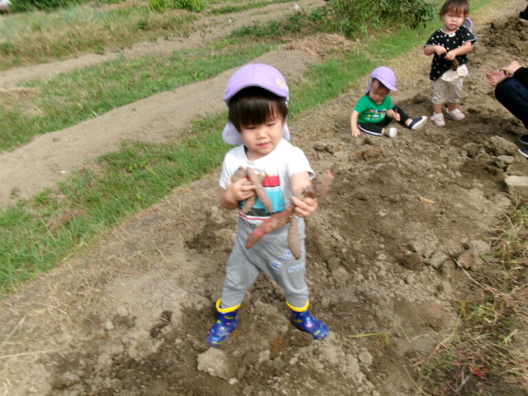 「（お芋）ジャンジャジャーン！！」【1歳児 だいちチーム】