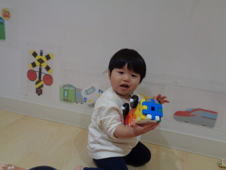 遊び方も成長しました✨(1歳児 だいち組)