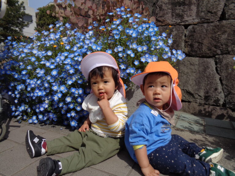 はじめまして🌸(0,1歳児 うみ・だいちぐみ)