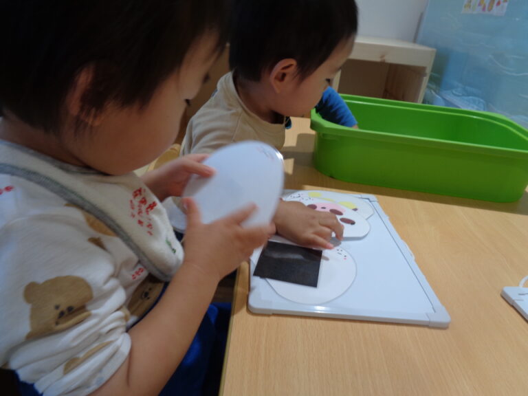 おにぎり屋さんごっこ🍙(1歳児 だいち組)