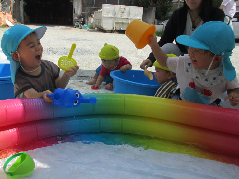 念願のプール開き！🐠💦（全クラス）