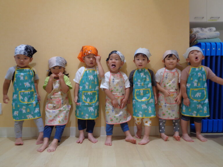 どんな味かな？🍆　クッキング編part２（２歳児　あめぐみ）