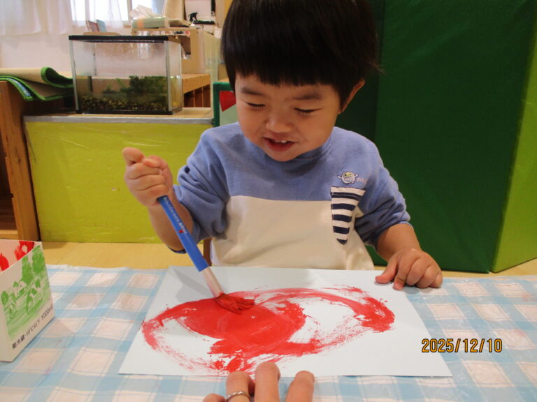 クリスマスに向けて・・・🎄（1歳児　だいちぐみ）