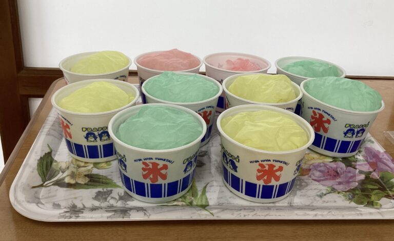 かき氷くださーい（あおくじらチーム）