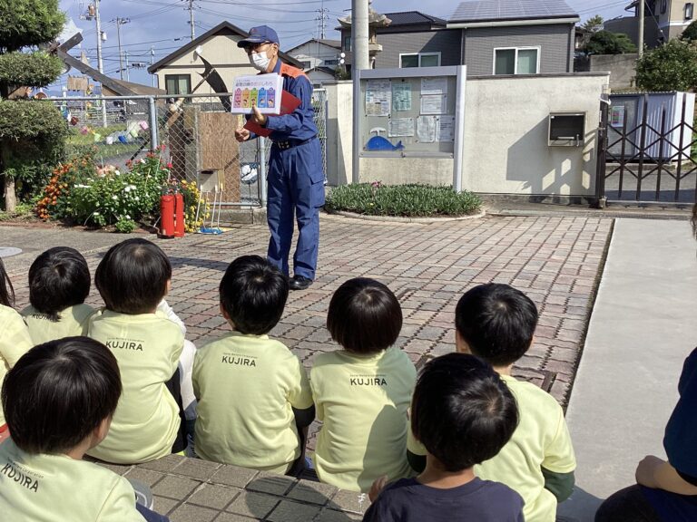 消防車がきたよ🚒
